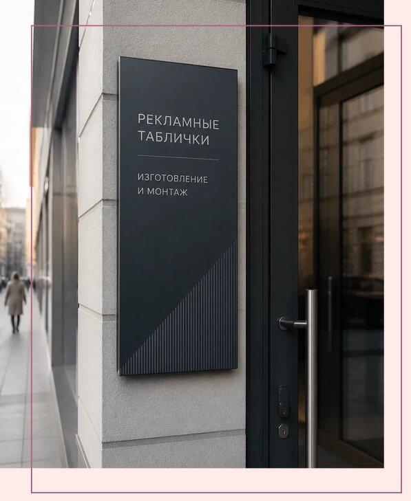 Рекламные таблички в Лысьве по цене от 4616 р. | Аванза-Лсь