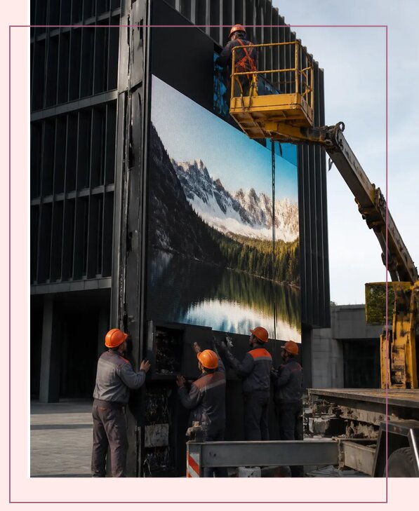 Размещение DOOH рекламы в Лысьве на цифровых экранах